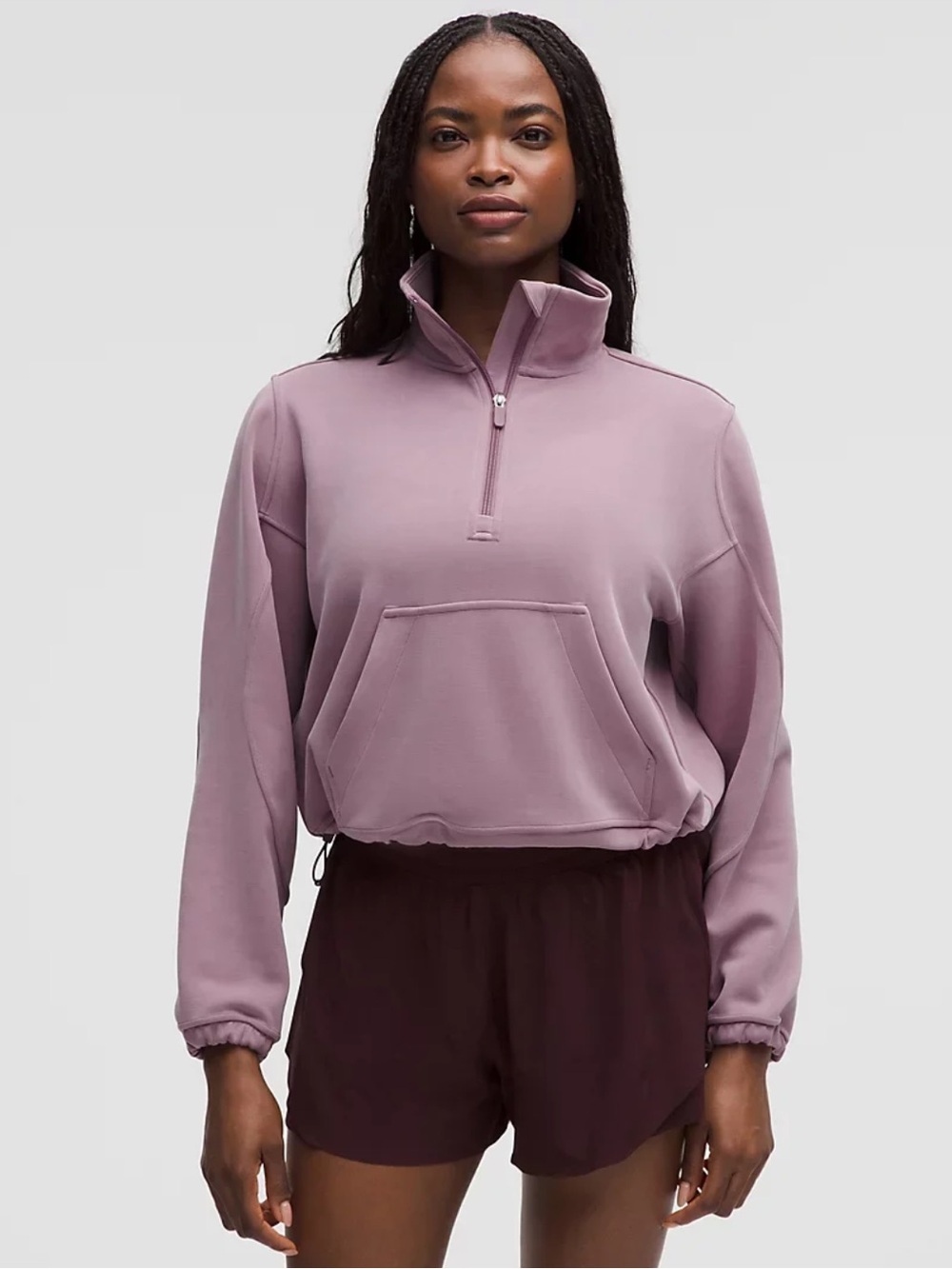 060 LULULEMON Brushed SS Half Zip